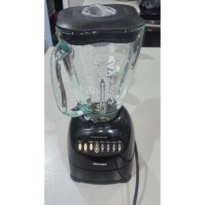 Osterizer 10 Speed Blender Black 450W Glass Jar 6630 Pulse Ice Crush
